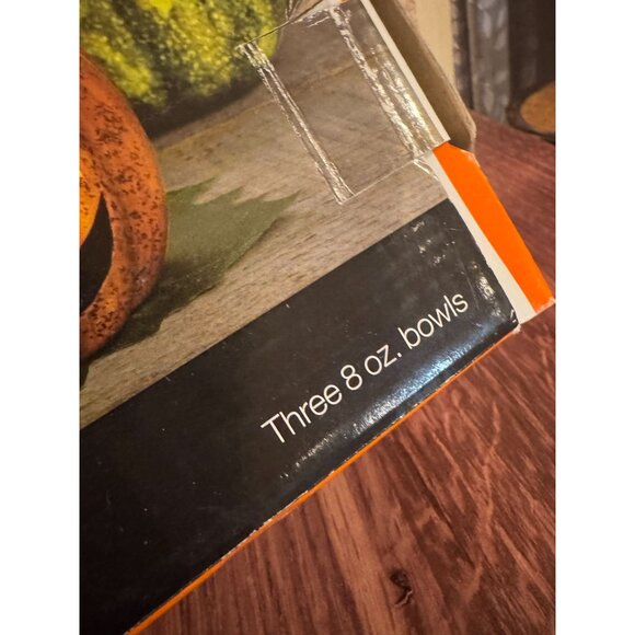 Vintage Set of 3 Country Pumpkin Candy Dishes – Aldi Exclusive (Creepy Cute!) - Picture 8 of 9